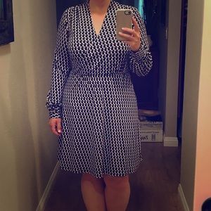 Adrianna Papell faux wrap dress